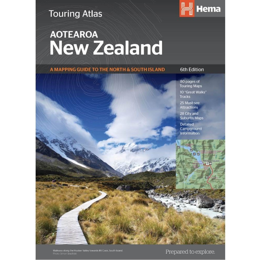 Nya Zeeland Touring Atlas